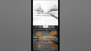 Midjourney new feature: Sketch to image. #architecture #aiarchitecture #midjourneyarchitecture