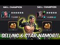 Selling 6 Star Namor & Cull Obsidian!! - My Soul Hurts - Marvel Contest of Champions