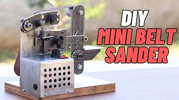 DIY Mini Belt Sander Using a 775 DC Motor (Easy DIY Project)