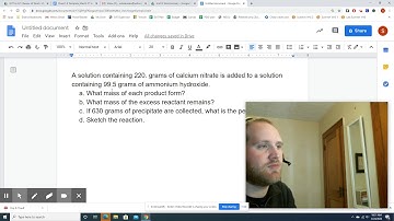 Using BCA tables to solve stoichiometry problems
