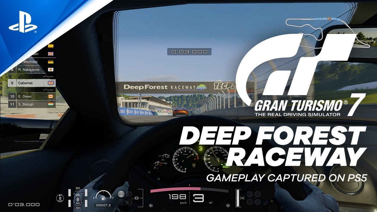 Gran Turismo 7 - Trailer de gameplay sur le circuit Deep Forest