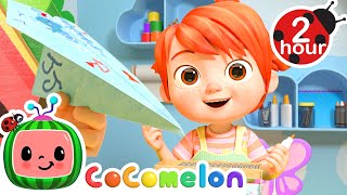 YoYo's Arts \& Crafts Time: Paper Airplanes | CoComelon | Moonbug Kids - Art for Kids 🖌️