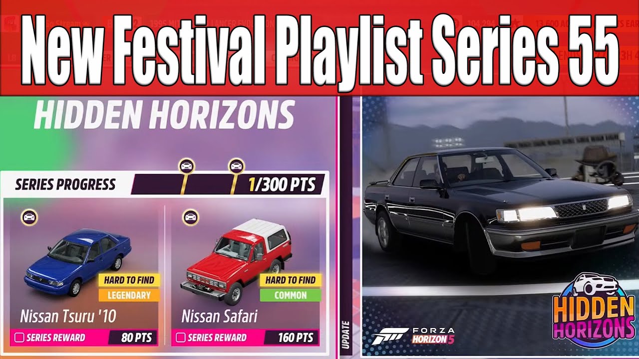 春５点まとめセット Forza Horizon 5 - New Festival Playlist Series 55 - Hidden