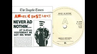 Angelic Upstarts - Never &#39;Ad Nothing (On Screen Lyrics)