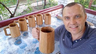 DIY Oak Beer Mug | Wooden mug | How to make a wooden beer mug