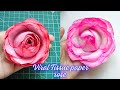 Viral Tissue paper rose | Diy Tissue Paper Rose @Gujju_Art_and_Craft#papercraft #diy #artandcraft