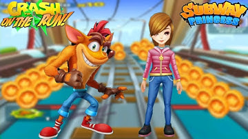 Subway Princess Runner & Crash Bandicoot : On The Run  - WHICH GAME IS BEST??Android/iOS Gameplay HD