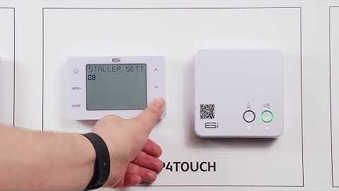 ESRTP4 Touch - Accessing The Technical Menu