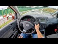 2007 volkswagen golf plus 16 102hp 0100 pov test drive 1342 joe black