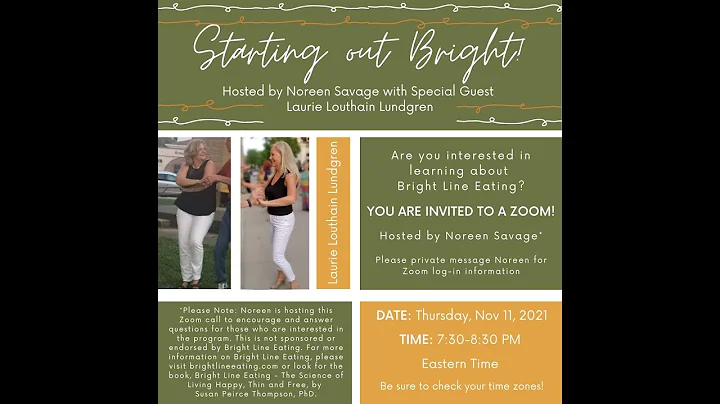 Starting Out Bright - hosted by Noreen Savage with...
