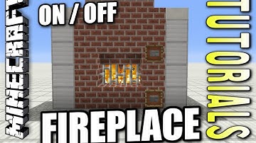 Minecraft PS4 - REDSTONE FIREPLACE - How To - Tutorial ( PS3 / XBOX ) WII