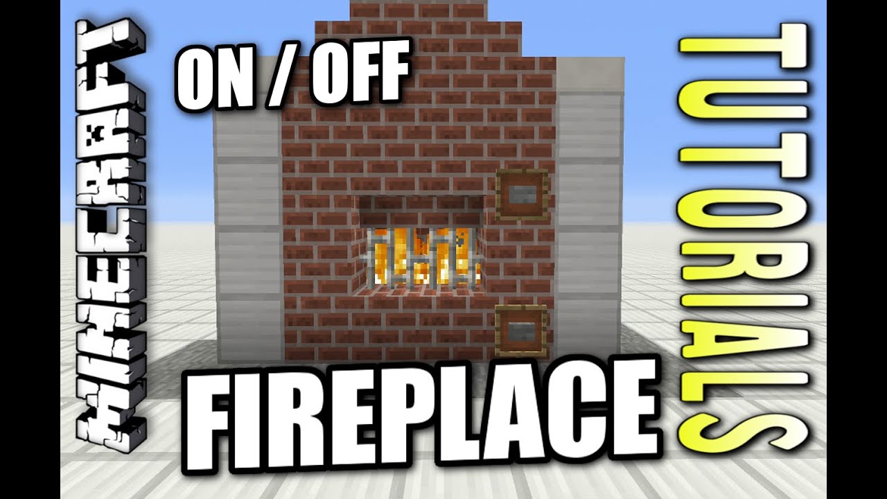 Minecraft PS4 REDSTONE FIREPLACE How To Tutorial ( PS3 / XBOX ) WII YouTube