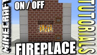 Minecraft PS4 - REDSTONE FIREPLACE - How To - Tutorial ( PS3 / XBOX ) WII
