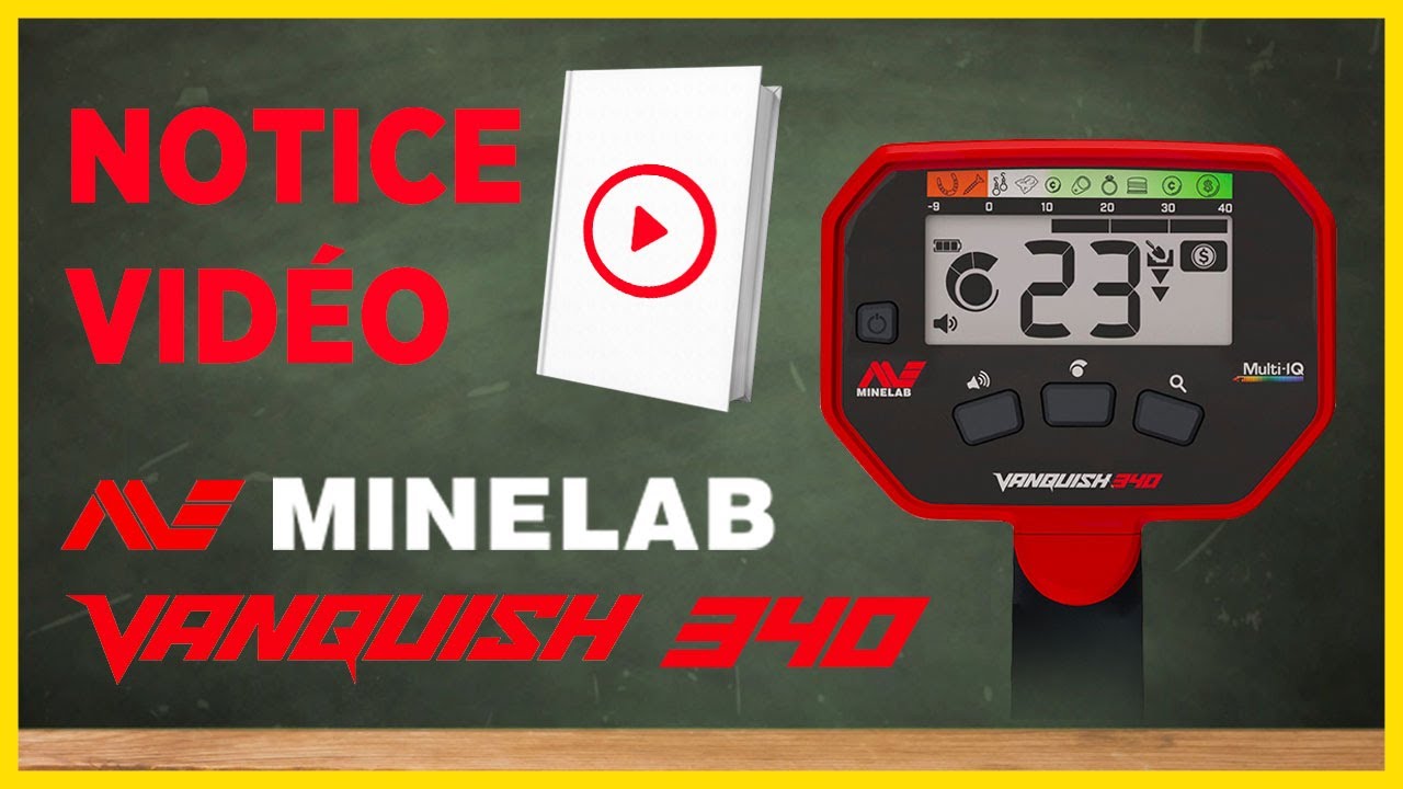 Détecteur Minelab Vanquish 340 - La polyvalence du Multi-IQ