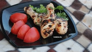 Куриный шашлык на кефире Куриный шашлык на кефире