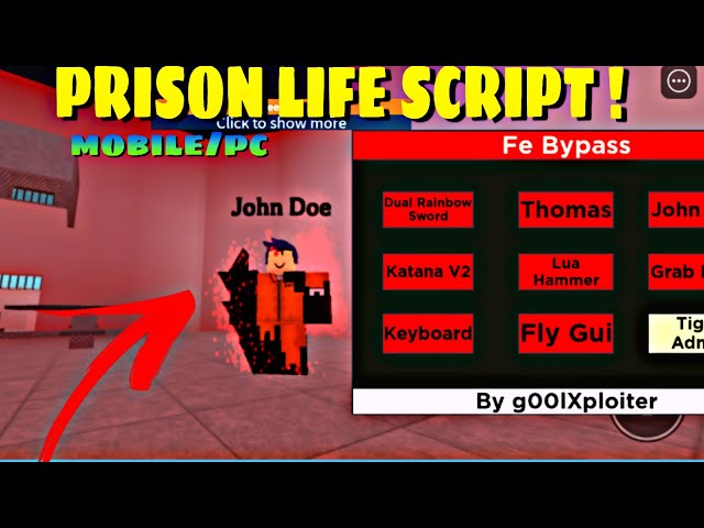 prison life scripts for Roblox Mobile fluxus｜TikTok Search