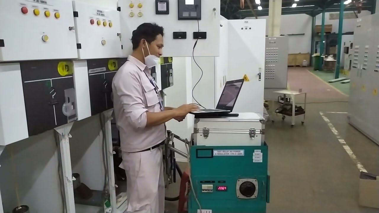 test trip easergy dari laptop. MV MDB 20KV. dan test injek ocr dan efr