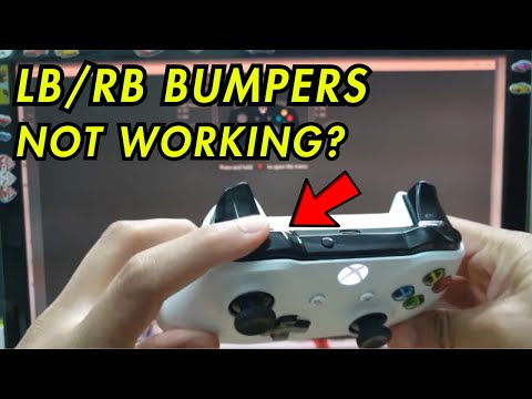 Xbox One controller bumper button fix| LB/RB switches not registering?