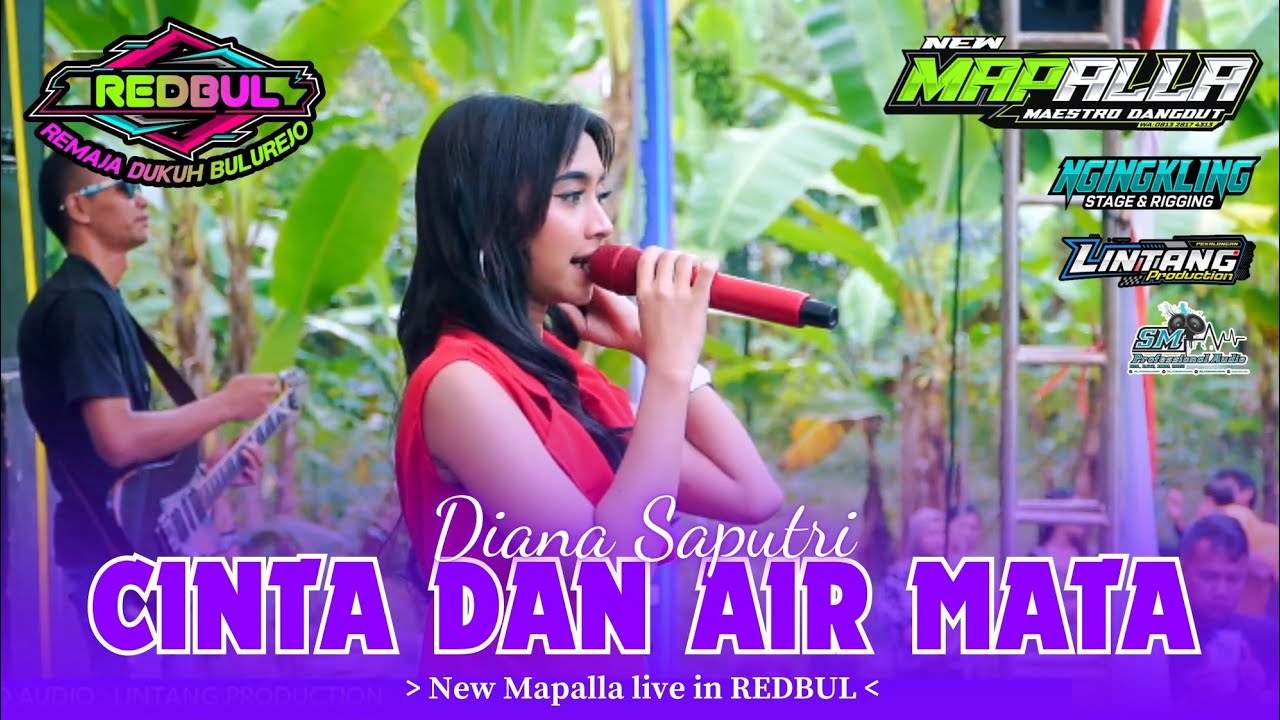 17  CINTA DAN AIR MATA - DIANA SAPUTRI || NEW MAPALLA live REDBUL (REMAJA DUKUH BULUREJO)