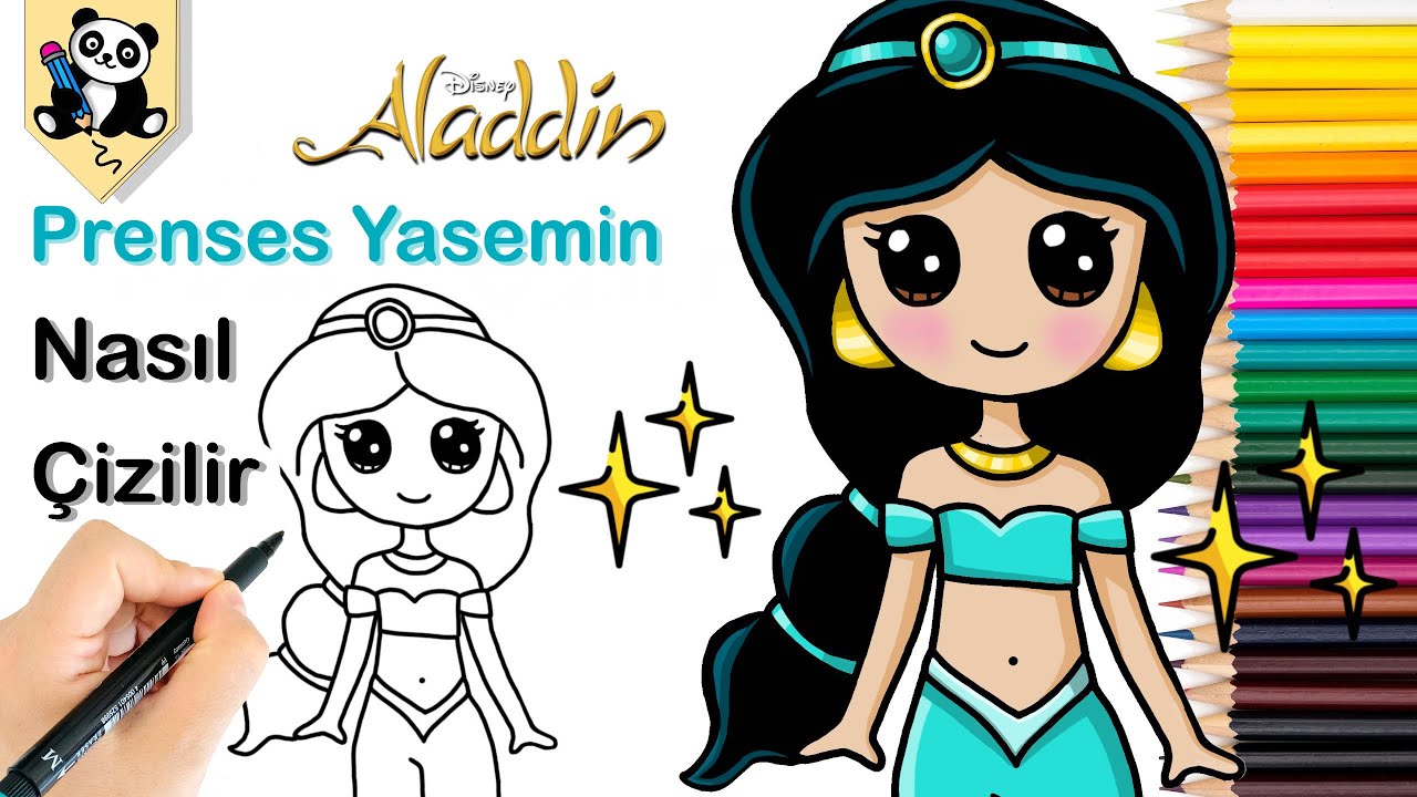 Prenses Yasemin Çizimi Prenses Nasıl Çizilir Prenses Çizimi How