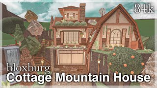 Bloxburg - Cottage Mountain House Speedbuild (exterior)