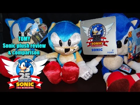 Sonic The Hedgehog 25th Anniversary Tomy Plush Review And Comparison Youtube
