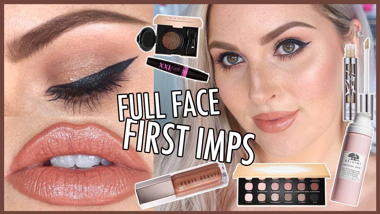 getting ready to learn Full Face FIRST IMPRESSIONS 💣💕 Chit Chat & 