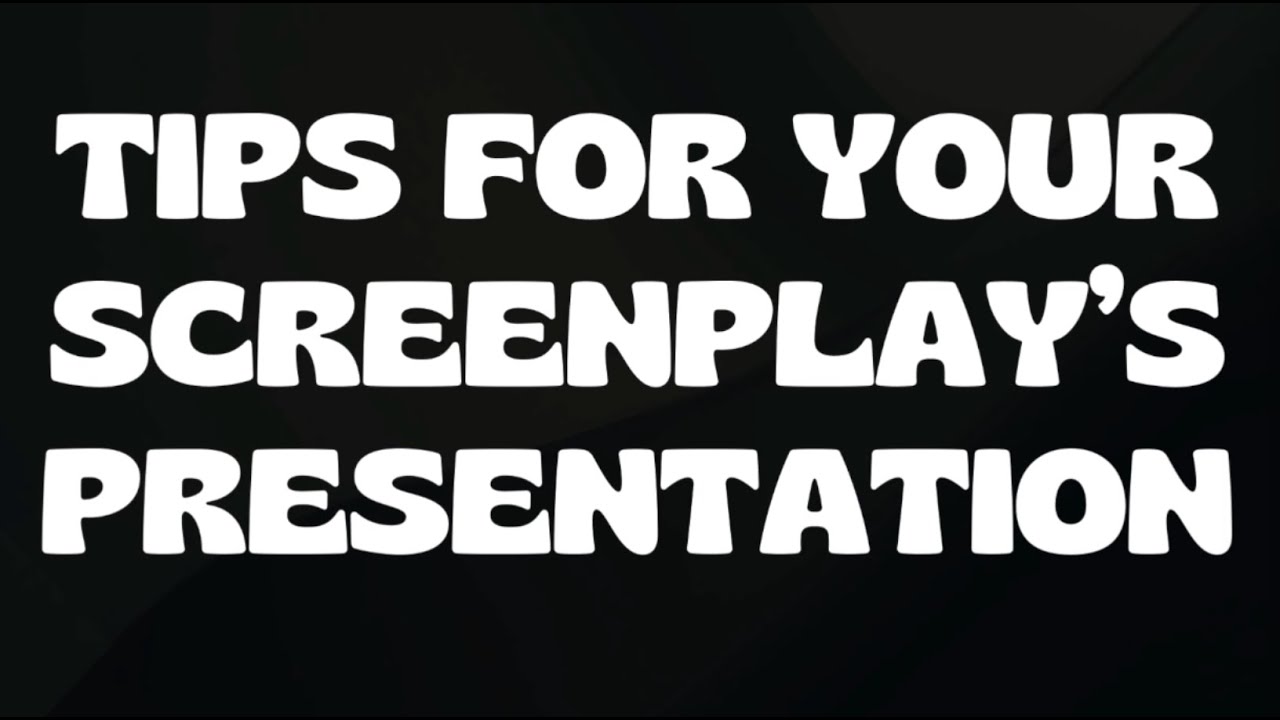 Scriptcat's tips, tricks, and tactics, Vol. 149, "Vital tips for your screenplay's presentation."