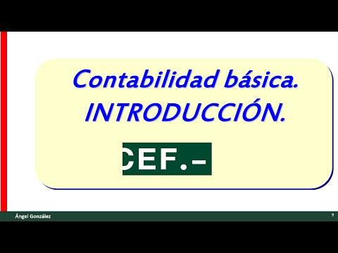 (1 ) Introducción a la Contabilidad basica mediante operaciones contables sobre un balance