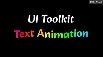 Unity Text Animation for UIToolkit