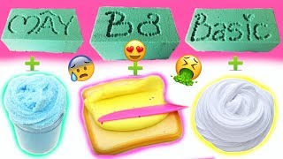 Kết Quả Bất Ngờ Khi Thử Trộn 3 Loại Slime Với Bọt Biển
