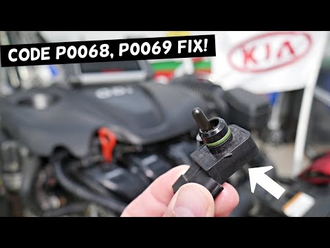 KIA OPTIMA CODE P0068 P0069 Manifold Absolute Pressure Barometric Pressure Correlation FIX