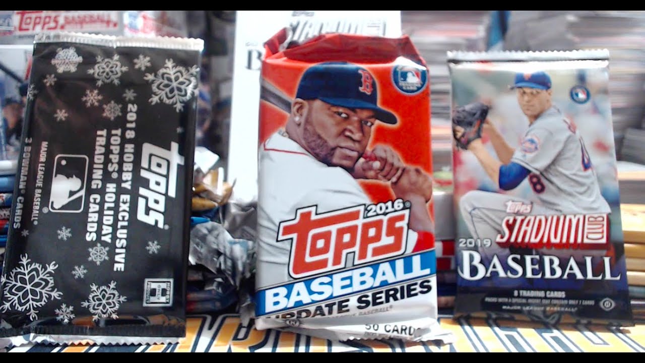 Random Baseball Card Hobby Pack Opening ** 29 Packs from 20152019