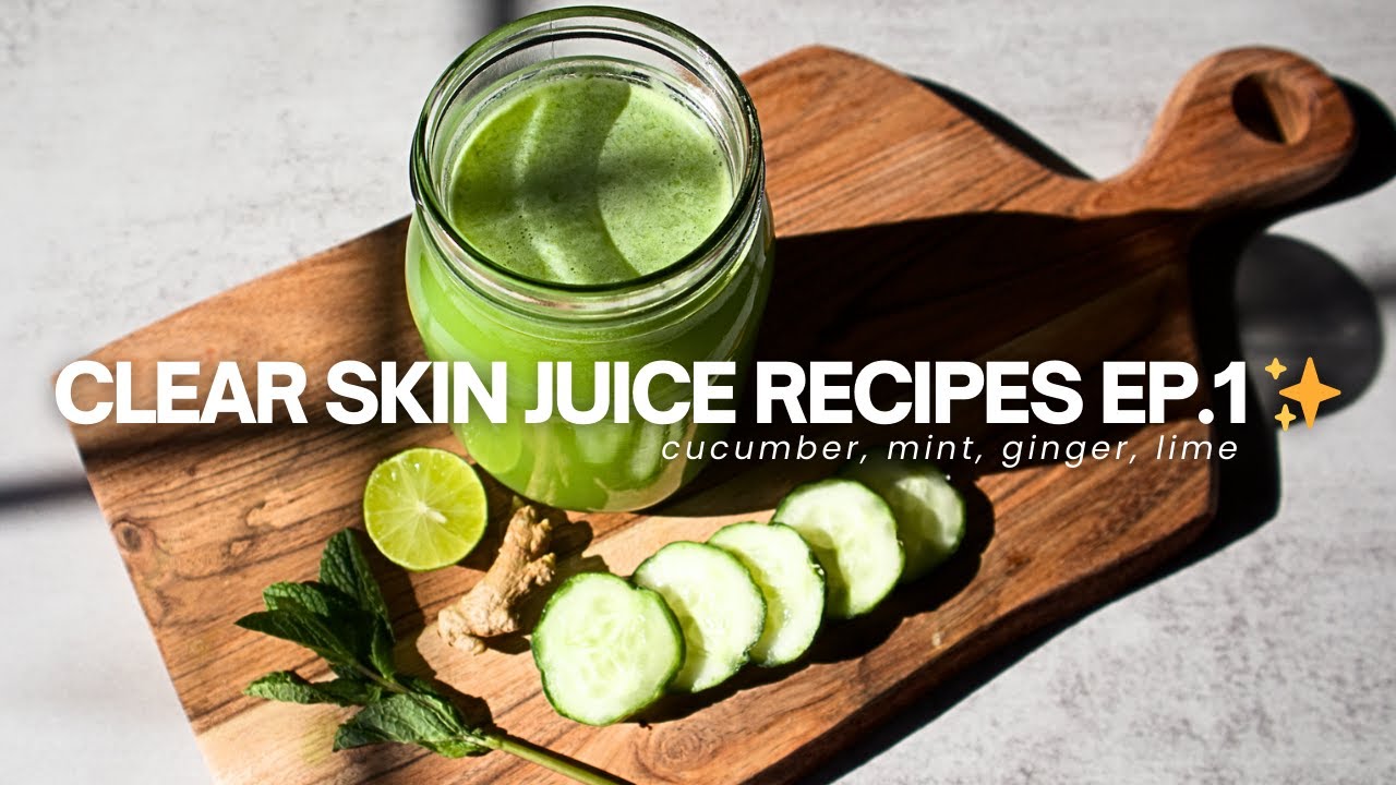 Healthy Juice for GLOWING Skin | Clear Skin Juice Recipes Ep. 1 | Using ...