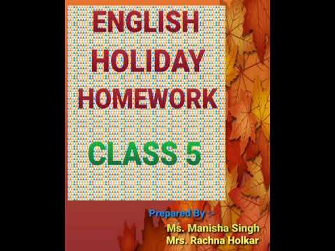 kvs class 5 holiday homework