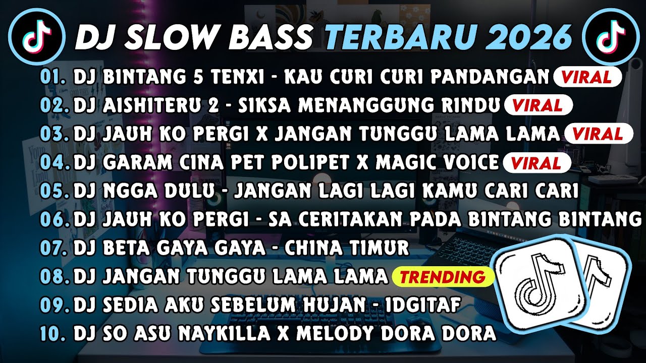 DJ SLOWBASS TERBARU 2026 || DJ BINTANG 5 TENXI - KAU CURI CURI PANDANGAN || DJ AISHITERU 2 VIRAL 
