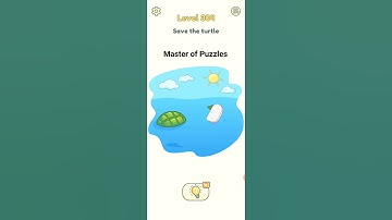 Dop 2 : Delete One Part Updated 2021 Level 304 Save the turtle Walkthrough