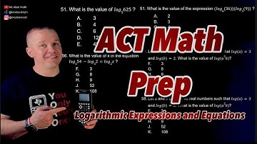 ACT Math Logarithms Made RIDICULOUSLY Simple!
