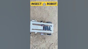 WIRELESS INSECT ROBOT🤖#science #physics #education #experiment #robot #robotics #technology #diy