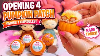 ZURU My Mini Baby Pumpkin Patch Series 1 🎃 Opening 4 Capsules + Rare Twins!