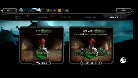 Earning 79,000+ Souls for Mortal Kombat Mobile! ( W TapJoy)