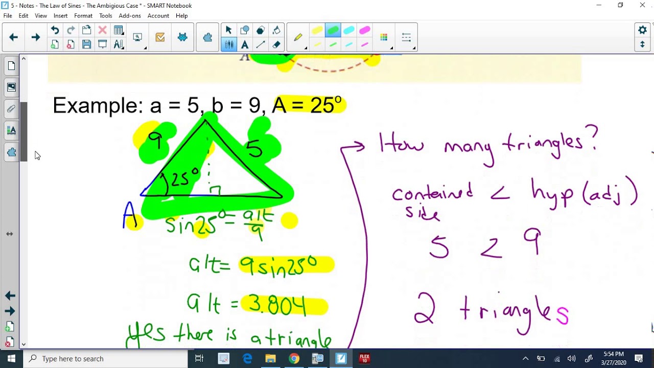The Ambiguous Case Of The Law Of Sines YouTube The Ambiguous Case Of The Law Of Sines YouTube