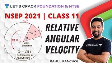 Relative Angular Velocity | NSEP 2021 | Physics | Rahul Pancholi