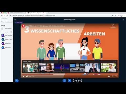 BigBlueButton-Videotutorial für Jungforscherinnen und Jungforscher