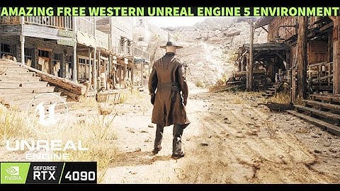 Unreal Engine 5.1 Free Realistic Western Environment