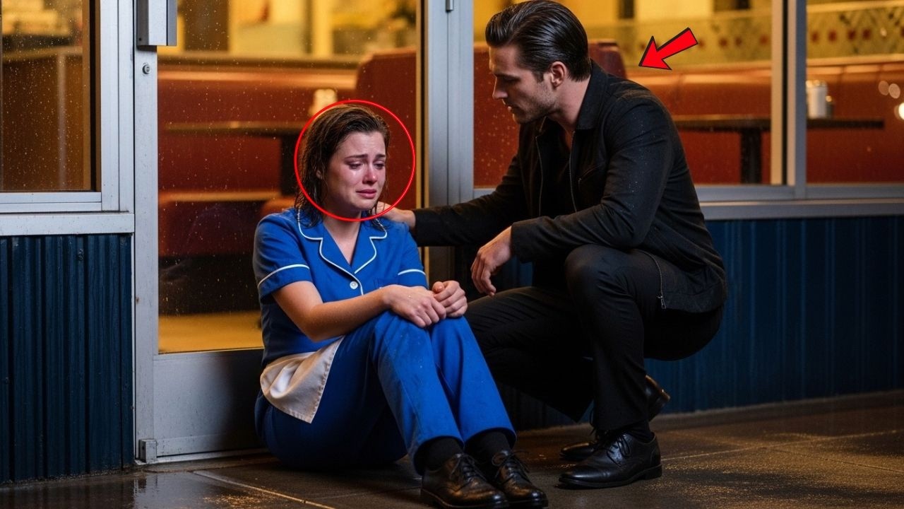She Was Crying Outside the Diner… What He Did Next Changed Her Life Forever