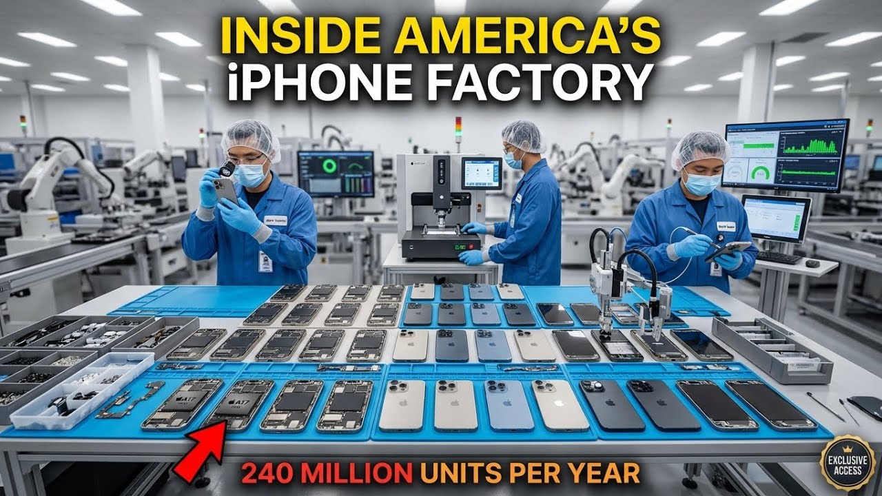 Inside USA's iPhone Manufacturing: From Parts to Your Pocket