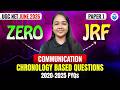 UGC NET Paper 1 Communication 2026 | Chronology Based Questions (2020–2025 PYQs) | UGC NET June 2026