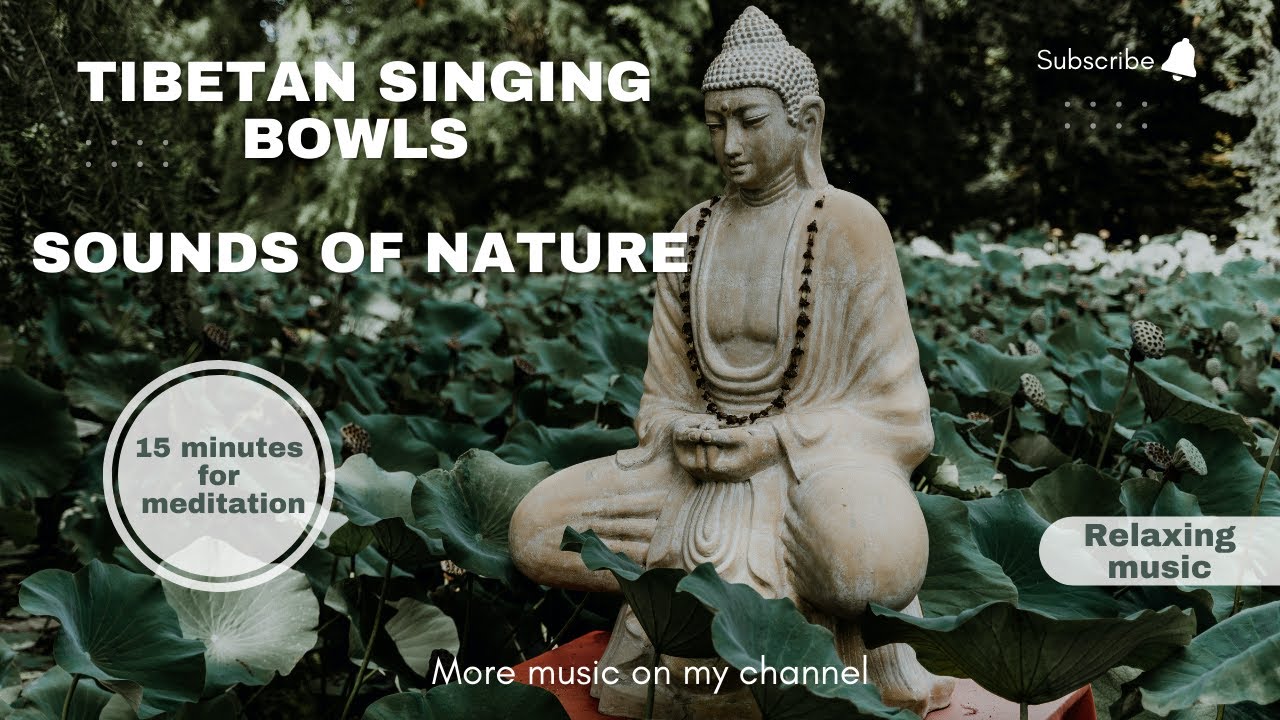 Tibetan singing bowls | Sounds of nature | Bird sounds |Music for ...