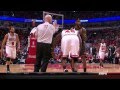 HD FULL VERSION LeBron James shoved down by Nazr Mohammed 2013 NBA Playoffs ECS Gm3 Heat at Bulls